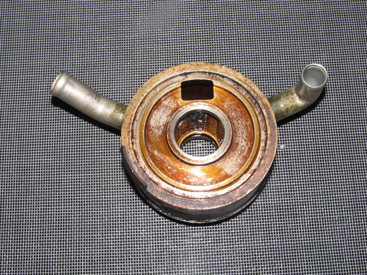 90 91 92 93 94 95 96 Nissan 300zx OEM Oil Cooler Filter Adapter