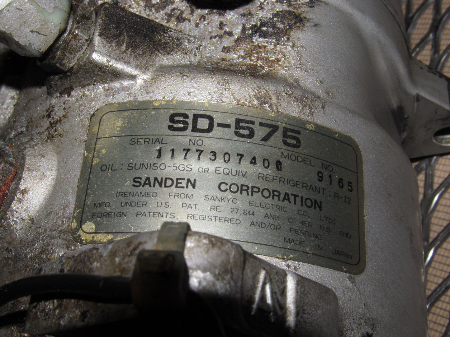 84 85 Mazda RX7 OEM 12A A/C Compressor & Clutch