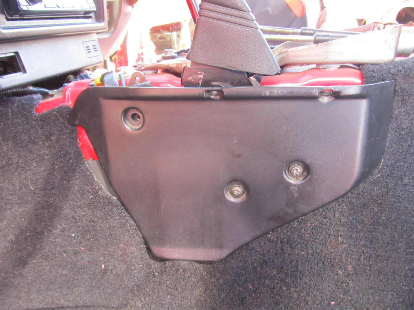 85 86 Toyota MR2 OEM Center Console Side Panel Cover - Left