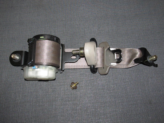 94-01 Acura Integra OEM Coupe Brown Seat Belt - Rear Driver Side - Rear Left