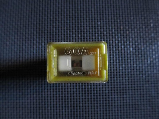 Universal 60A Pal Fuse - Yellow - 3/4 inch Bent